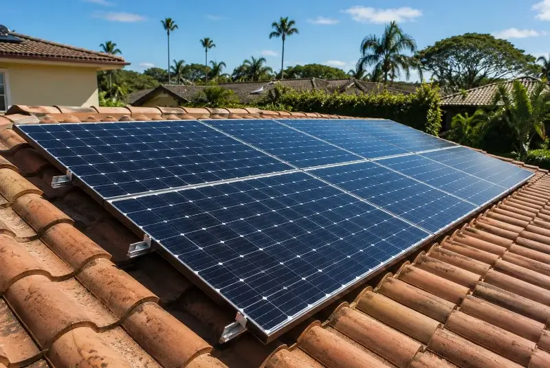 Installation de panneaux solaires à Montmiral